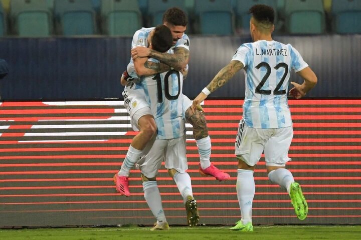 آرژانتین با درخشش مسی به نیمه‌نهایی صعود کرد