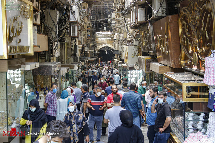  بازار تهران علی رغم هشدار مسئولان  همچنان باز است! / تصاویر