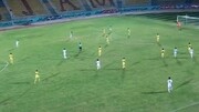 گل تماشایی بازیکن فوتبال در لیگ یک فوتبال ایران / فیلم