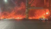 وقوع انفجار در بندر جبل علی دبی