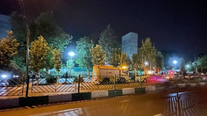 محل دقیق انفجار در پارک ملت تهران / عکس