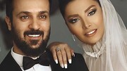عکس عروسی بازیگران ایرانی و همسرانشان در شب عروسی