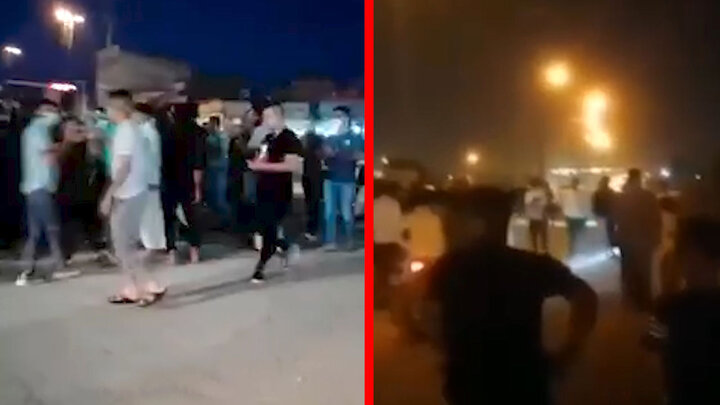 تجمع اعتراضی شبانه در خرمشهر به خاطر قطعی برق و آب / فیلم