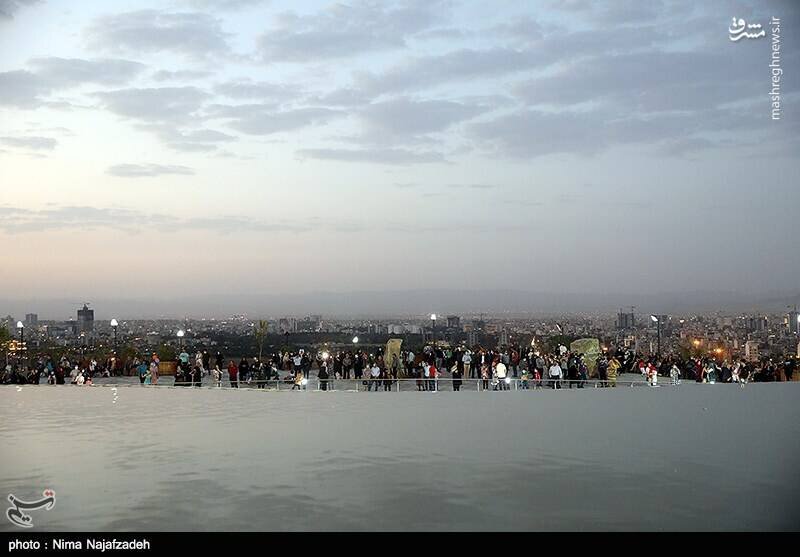 افتتاح بزرگترین آبشار مصنوعی ایران در مشهد / تصاویر