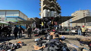 فیلمی از محل حمله ترورویستی و مرگبار در بازار بغداد