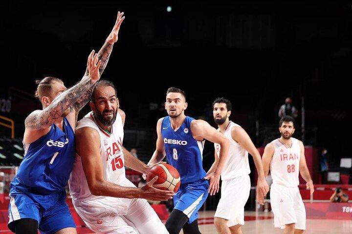 شکست تیم ملی بسکتبال ایران مقابل چک 
