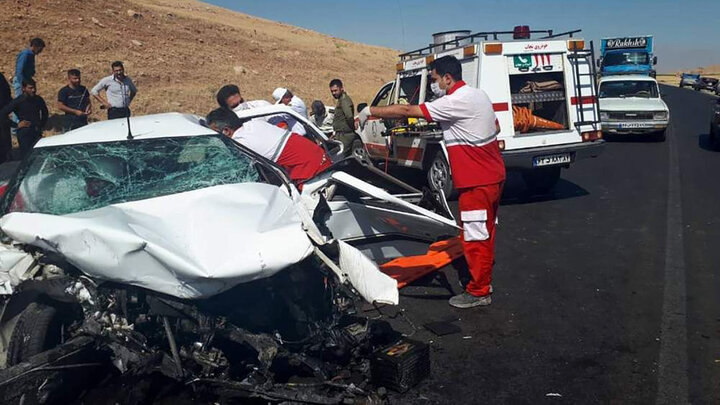 یک تصادف در همدان با ۱۱ کشته و زخمی! / عکس