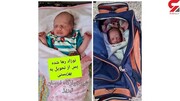 کشف یک نوزاد کنار سطل آشغال در تبریز! / عکس