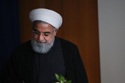 ورود حسن روحانی به مراسم تحلیف / فیلم