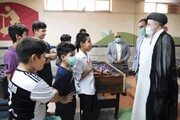 رییس‌جمهور با کودکان‌ کار مرکز یاسر دیدار کرد
