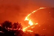 مهار شعله‌های آتش در ژئوپارک ایران / فیلم