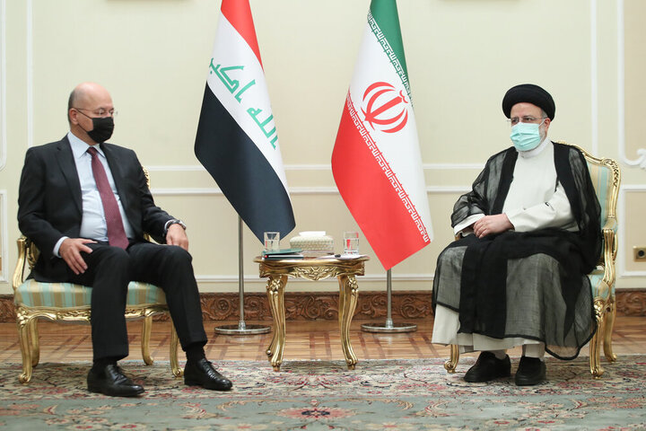 دیدار رئیسی با برهم صالح در تهران