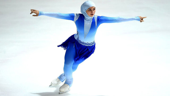 قهرمانی دختر ایرانی در مسابقات رقص روی یخ روسیه / فیلم