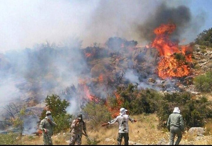 آتش دوباره در جنگل‌های ارسباران زبانه کشید /  بالگردهای وزارت دفاع کارایی نداشتند 