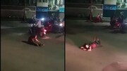 اقدام عجیب این زن پس از مصرف مشروبات الکلی! / فیلم