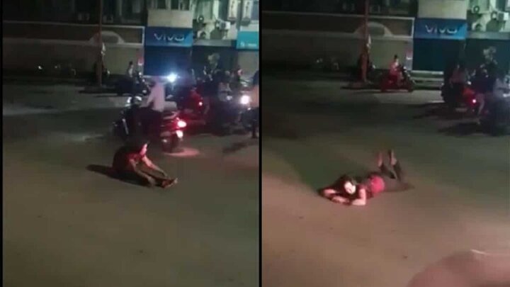 اقدام عجیب این زن پس از مصرف مشروبات الکلی! / فیلم