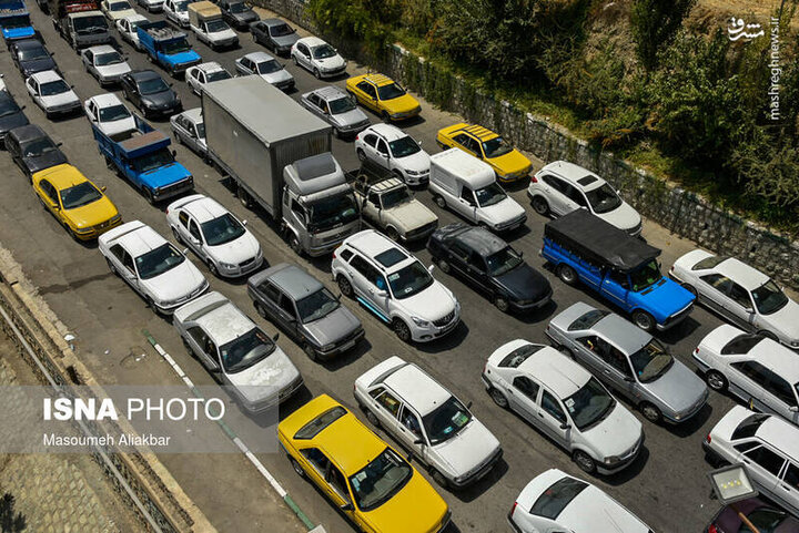 تصاویری عجیب از جاده چالوس پس از اعلام منع تردد
