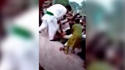 اقدام وحشیانه و شیطانی ۴۰۰ مرد با دختر بلاگر مشهور پاکستانی پس از پاره کردن لباسش / فیلم
