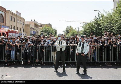 خیمه سوزان ظهر عاشورا - چهار راه گلوبندک تهران