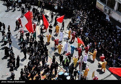 خیمه سوزان ظهر عاشورا - چهار راه گلوبندک تهران