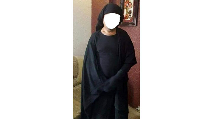 پلیس مرد تهرانی با پوشش زنانه را دستگیر کرد! / عکس