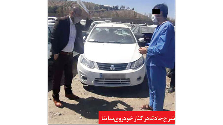 داماد ۳۱ساله مشهدی با ماشین از روی مادر زنش رد شد! / عکس
