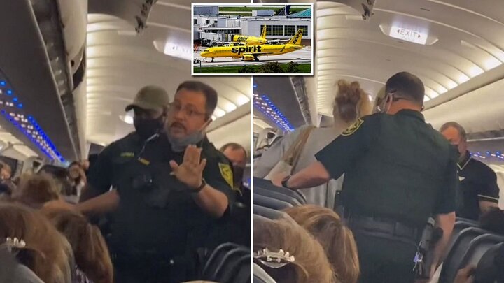 سیگار کشیدن مسافر زن هواپیما جنجالی شد! / فیلم