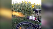 ساخت سریع‌ترین دوچرخه‌ جهان با استفاده از موتور جت / فیلم