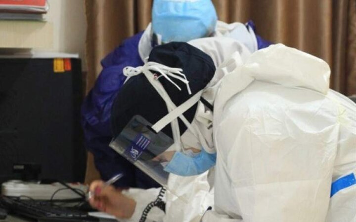 عکسی دردناک از وضعیت بیماران کرونایی در بیمارستان اهواز