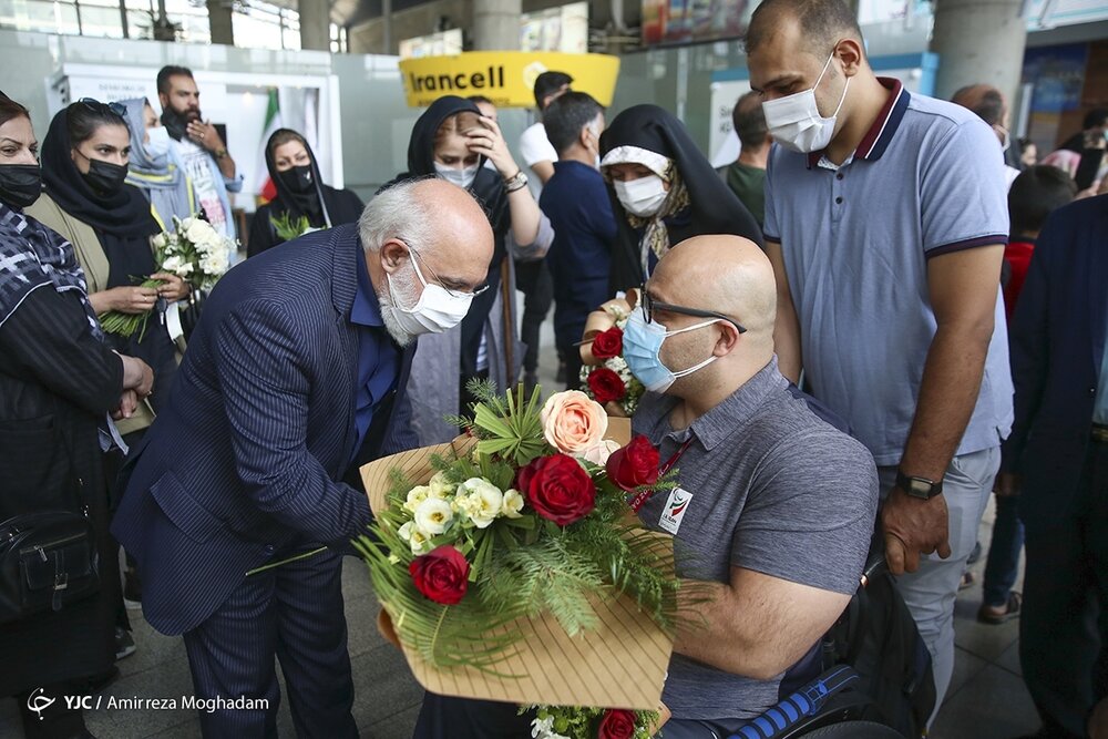  استقبال از مدال آوران پارالمپیک در  فرودگاه امام / تصاویر