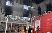 وقوع آتش‌سوزی در بیمارستانی در بغداد