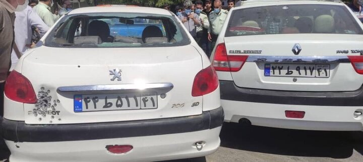 به رگبار بستن خودرو ۲۰۶ در شهر ازنا / راننده به قتل رسید