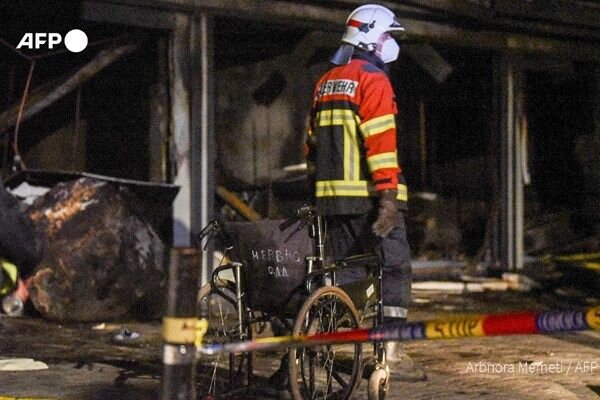 ۱۰کشته در آتش سوزی هولناک در بیمارستان بیماران کرونایی / فیلم