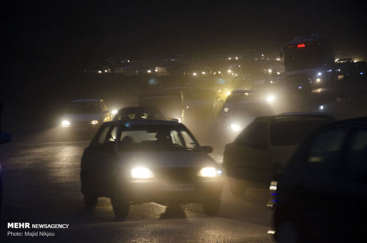آخرین وضعیت ترددی جاده‌ها در پنجشنبه ۱۸ شهریور | ترافیک سنگین در محور چالوس
