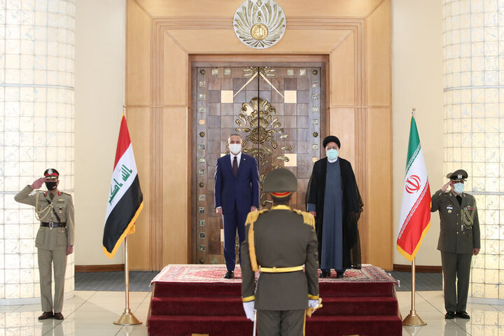 استقبال رسمی رئیسی از نخست‌وزیر عراق / تصاویر