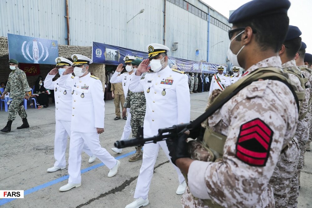 مراسم استقبال از ناوگروه ۷۵ نیروی دریایی ارتش در منطقه یکم دریایی بندرعباس