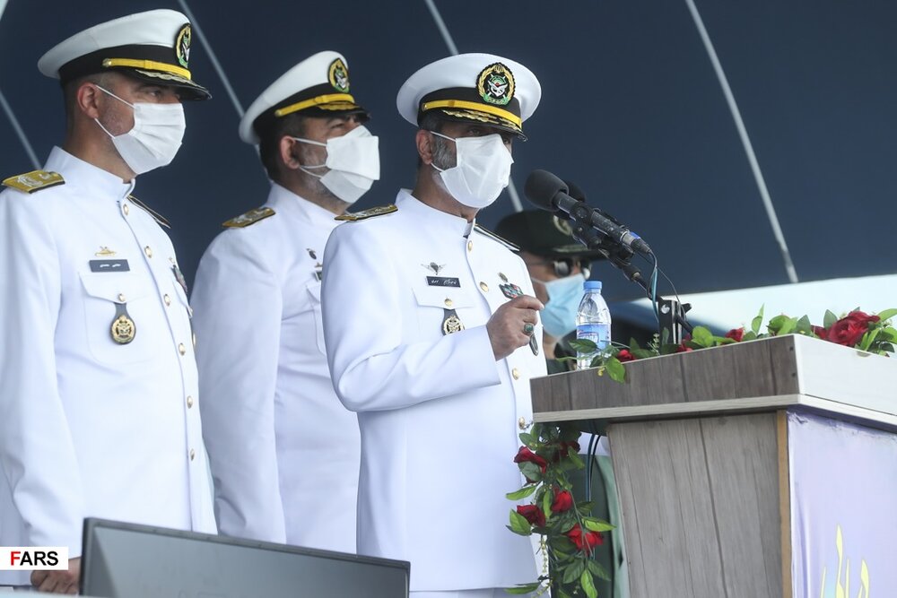 سخنرانی امیر سرلشکر سیدعبدالرحیم موسوی فرمانده کل ارتش در مراسم استقبال از ناوگروه ۷۵ نیروی دریایی ارتش
