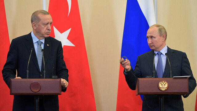 پوتین و اردوغان اواخر ماه جاری میلادی دیدار می‌کنند