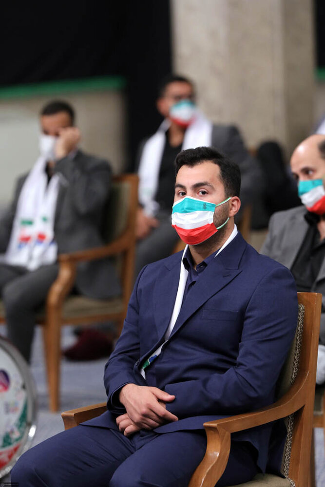 دیدار قهرمانان ایران در المپیک و پارالمپیک ۲۰۲۰ با رهبر انقلاب / تصاویر