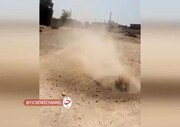 پدیده بسیار  عجیب جوشیدن خاک در روستای هلیله بوشهر! / فیلم
