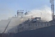 آتش‌گرفتن یک هتل در کربلا / فیلم
