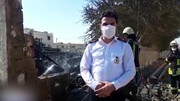آتش سوزی هولناک کارگاه غیرمجاز شارژ سیلندر گاز در شیراز  / فیلم
