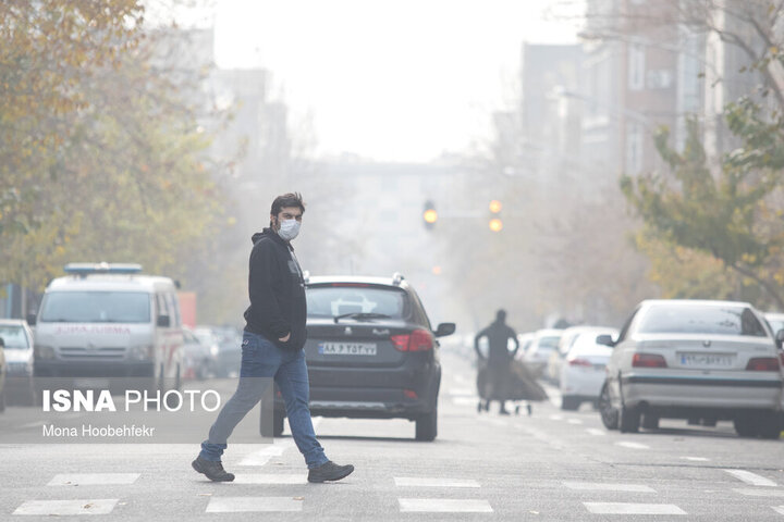 ناسالم شدن هوای تهران برای گروه‌های حساس