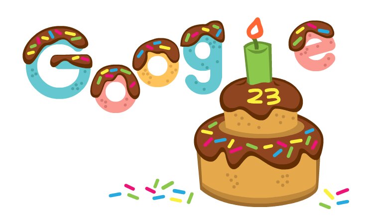 برگزاری جشن تولد ۲۳ سالگی گوگل!