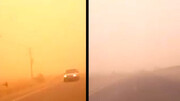 تصاویری هولناک از طوفان شدید در هیرمند / فیلم