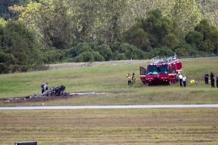 ۴ کشته در پی سقوط یک هواپیما در جورجیای آمریکا 