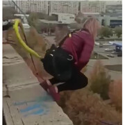 ویدیو هولناک از سقوط مرگبار یک زن با پاره شدن طناب بانجی جامپینگ
