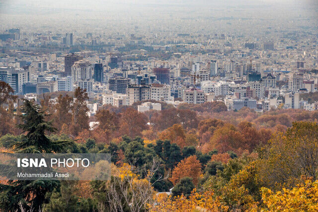 هوای تهران سرد می شود  / بارش باران در نیمه شمالی استان 