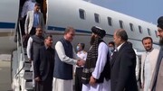استقبال سرپرست وزارت خارجه دولت طالبان از وزیر خارجه پاکستان / فیلم