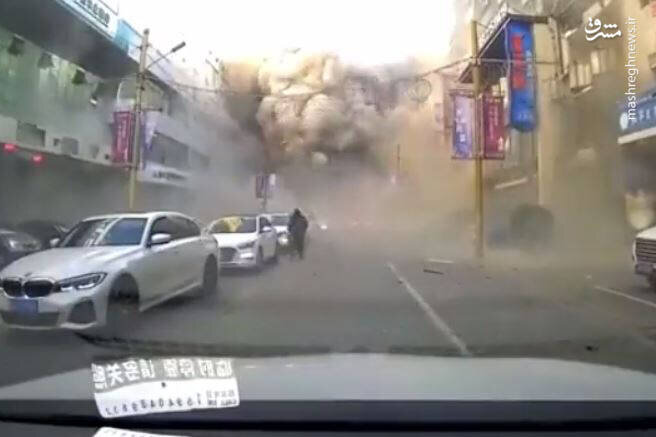 انفجار شدید در چین / فیلم